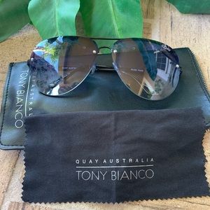 Quay Australia Muse Fade sunglasses blue ombré